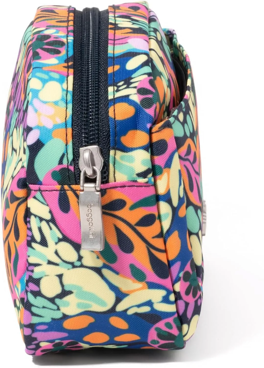 Baggallini Women's Cosmetic Pocket-Lightweight Bag-Travel Essentials Makeup Organizer Mini