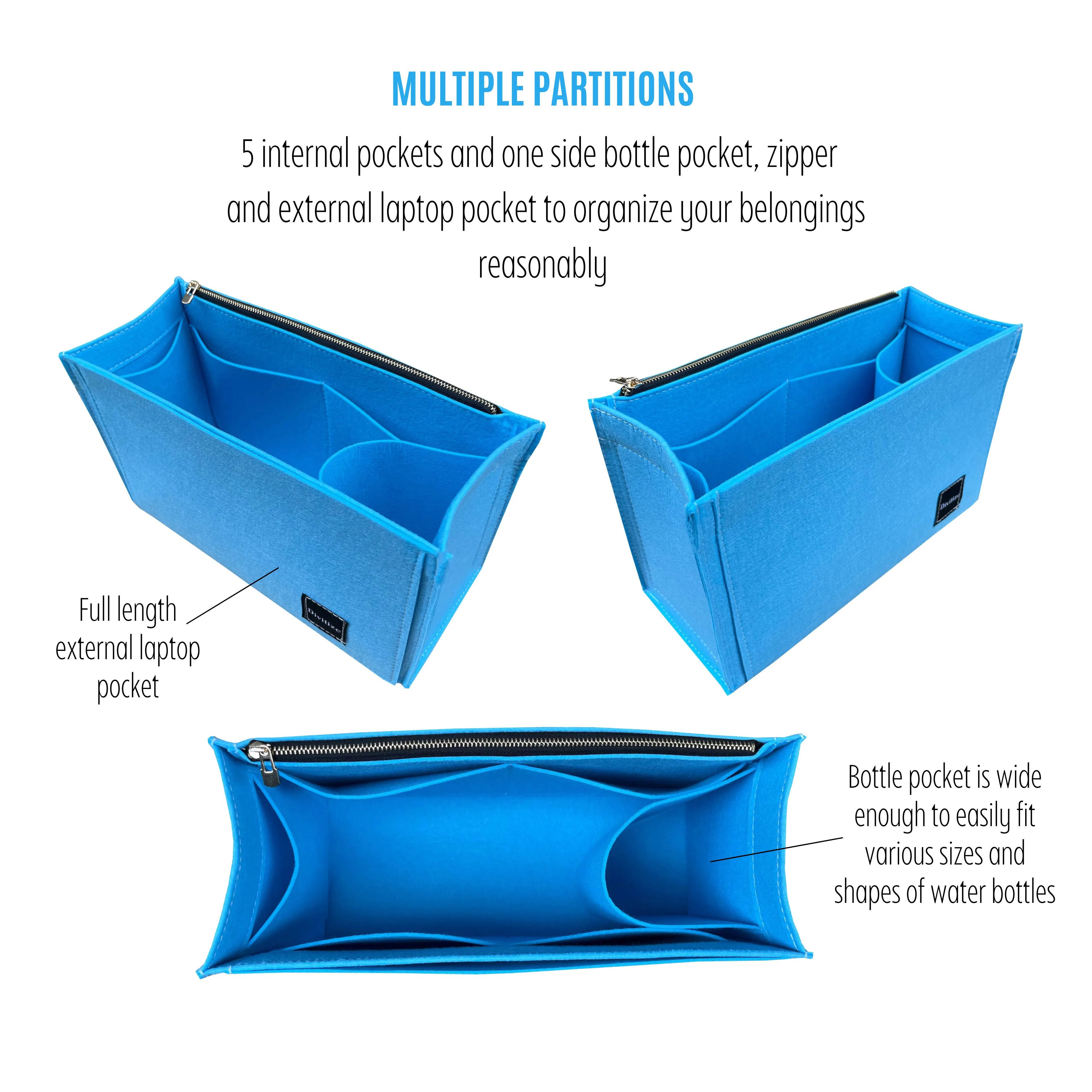 BaginBag® | Handbag Organizer For Louis Vuitton On the go PM Bag | LV Purse Insert  | purse insert organizer |  LV Organizer Purse |  LV Tote Bag  Organizer | Bag Organizer | Tote Insert  bag |  travel bag organizer | LV Purse Organization