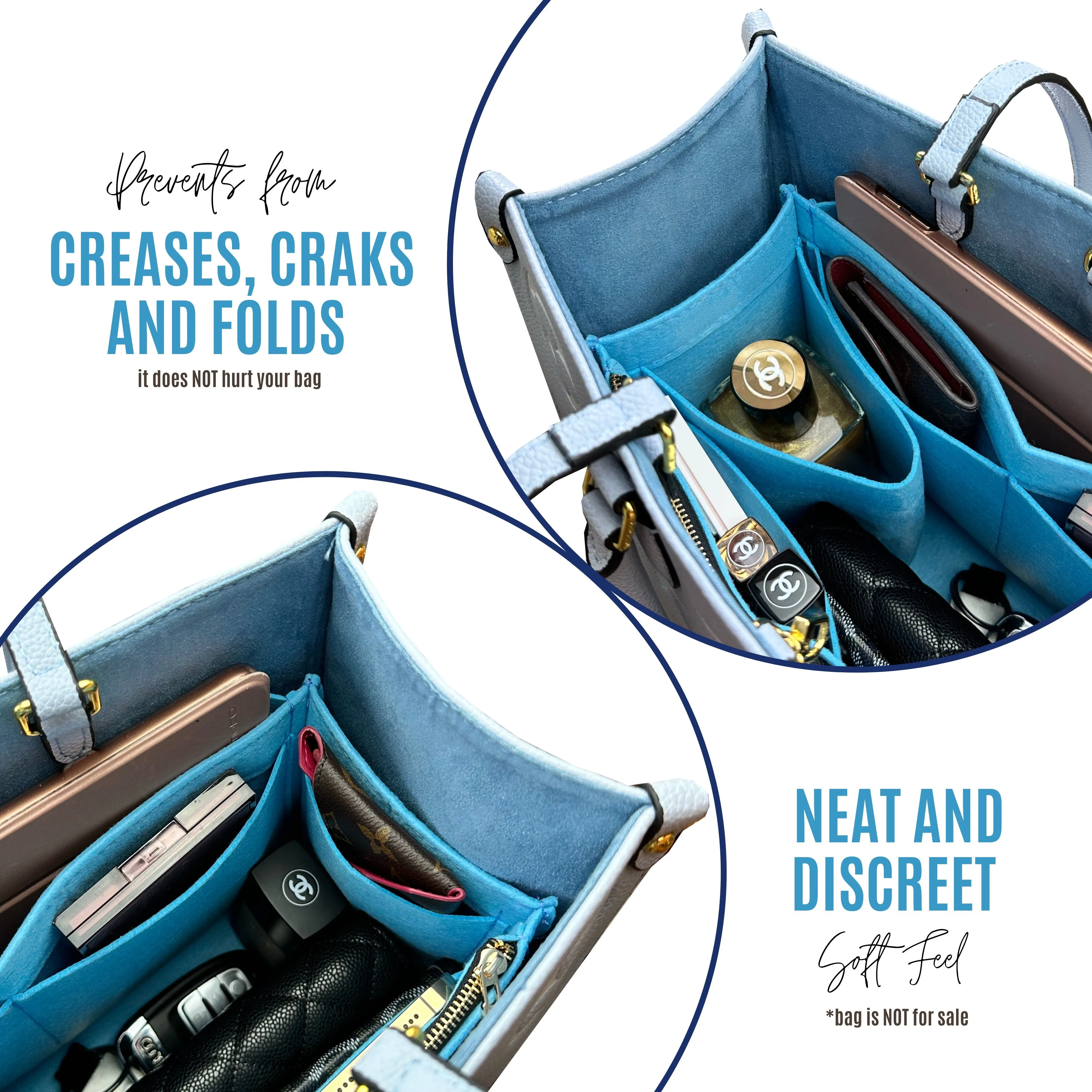 BaginBag® | Handbag Organizer For Louis Vuitton On the go PM Bag | LV Purse Insert  | purse insert organizer |  LV Organizer Purse |  LV Tote Bag  Organizer | Bag Organizer | Tote Insert  bag |  travel bag organizer | LV Purse Organization