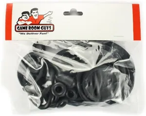Bally Space Invaders Pinball Black Rubber Ring Kit