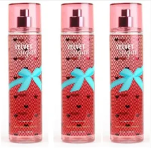 Bath and Body [3 Pack] FINE FRAGRANCE MIST 8 fl oz / 236 mL (Packaging may Vary) (VELVET SUGAR)
