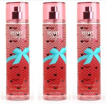 Bath and Body [3 Pack] FINE FRAGRANCE MIST 8 fl oz / 236 mL (Packaging may Vary) (VELVET SUGAR)