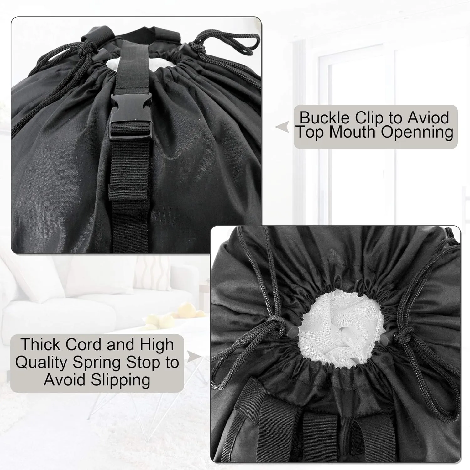 BeeGreen Laundry Backpack Bag Extra Large Heavy Duty