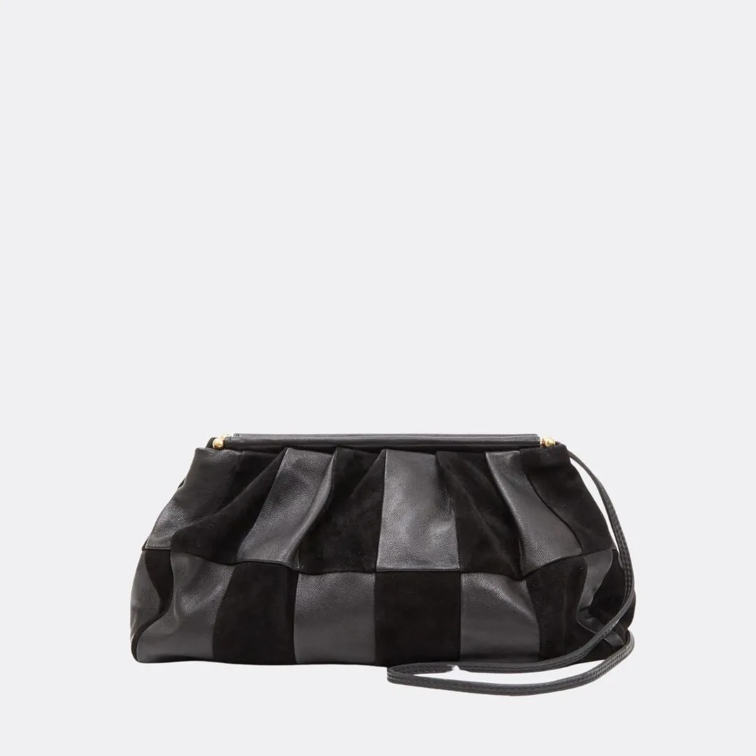 Belle (Black Suede & Nappa Patchwork)