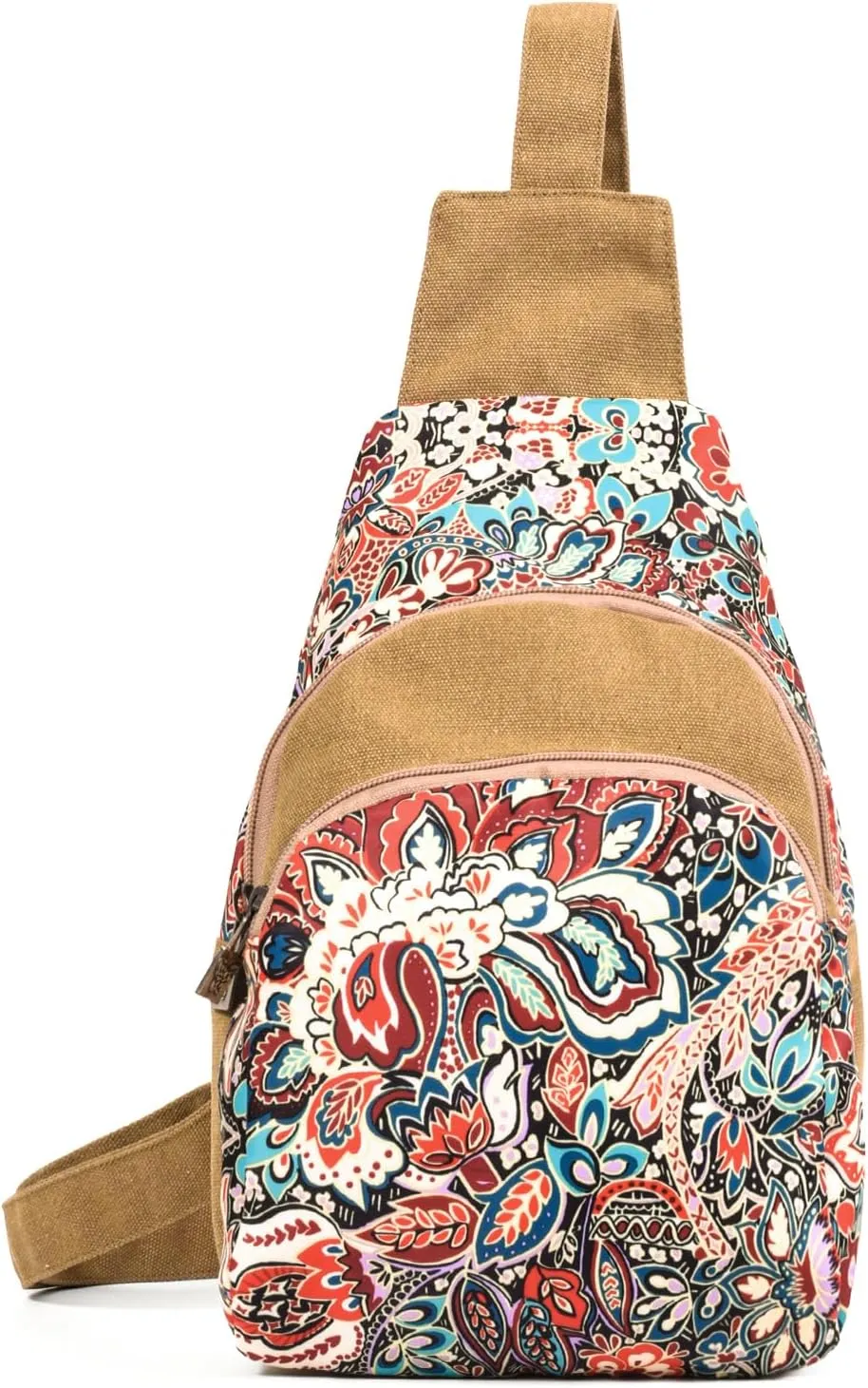 Black Butterfly Premium Canvas Chest Bag, Crossbody Shoulder Bag, Chest Pack for Fashion and Small