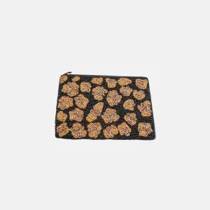 Black Leopard Pouch