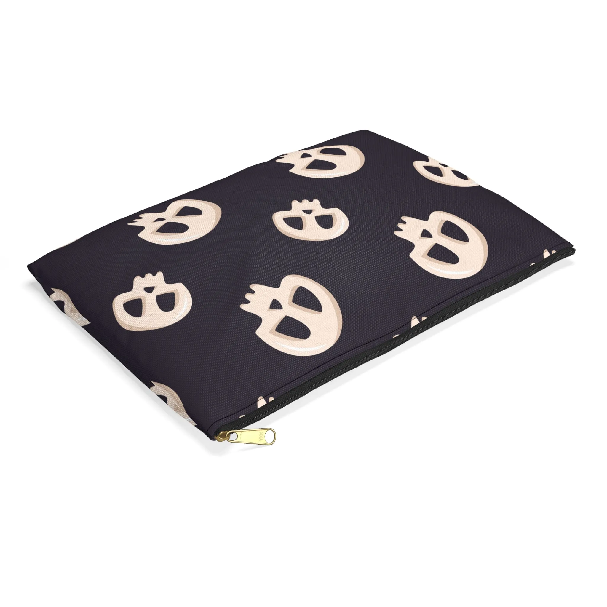 Black Skulls Accessory Pouch