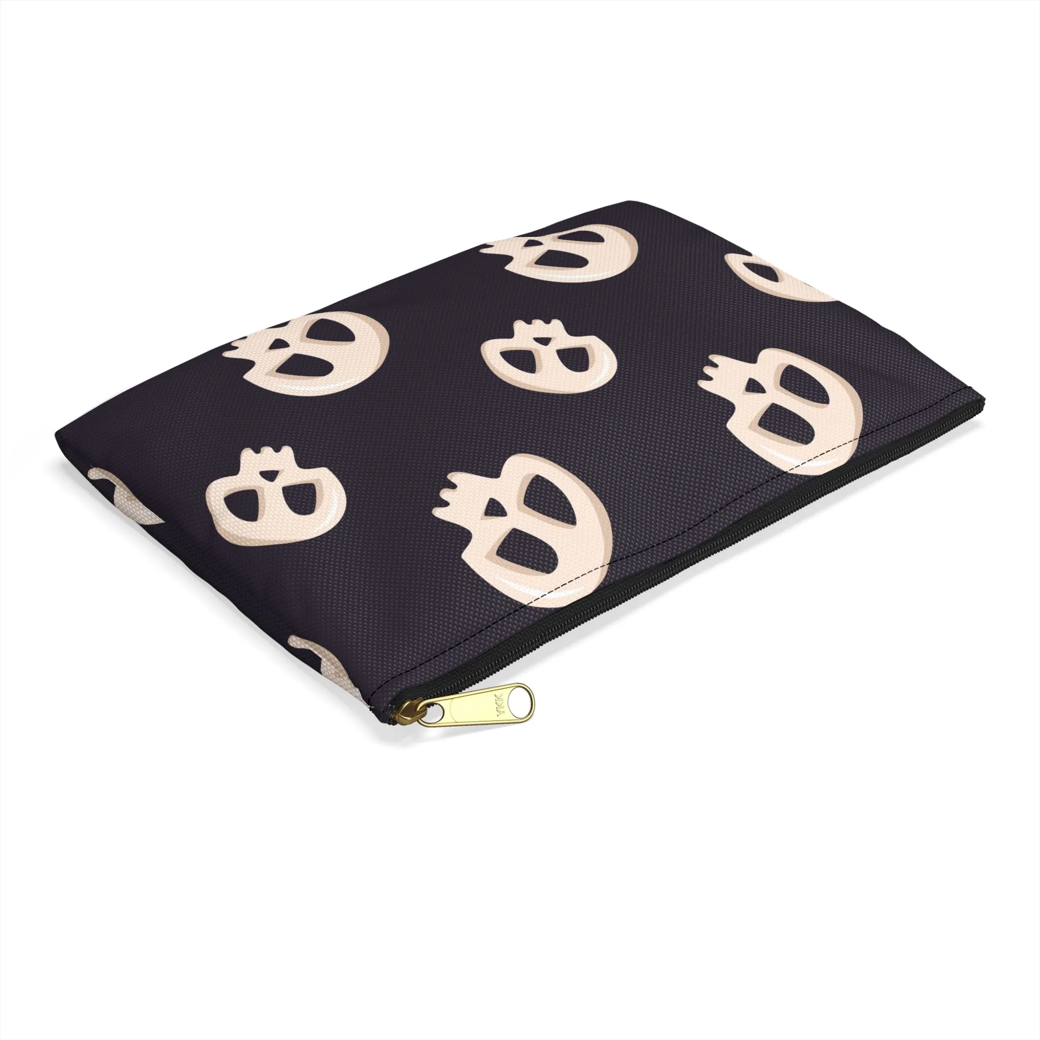 Black Skulls Accessory Pouch