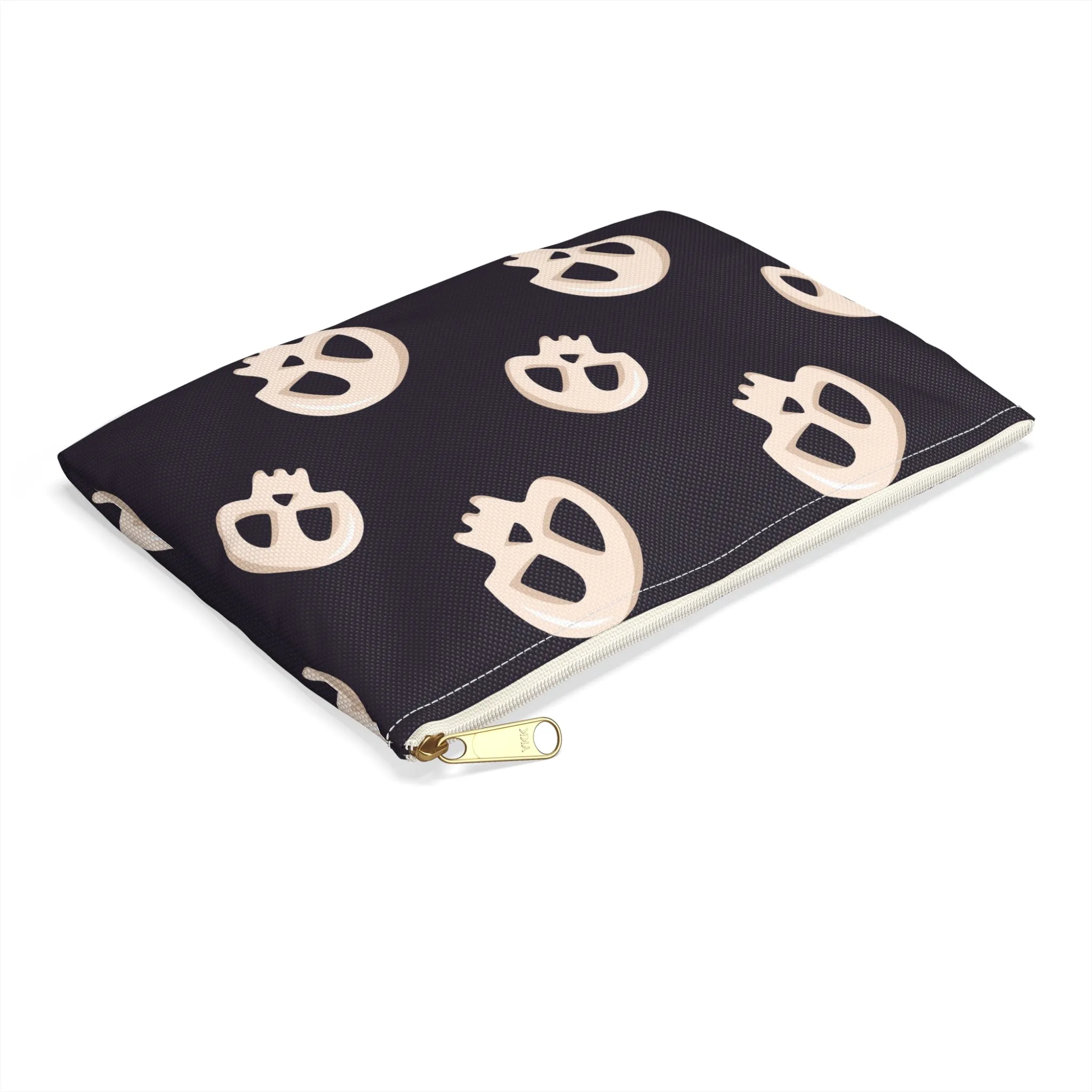Black Skulls Accessory Pouch