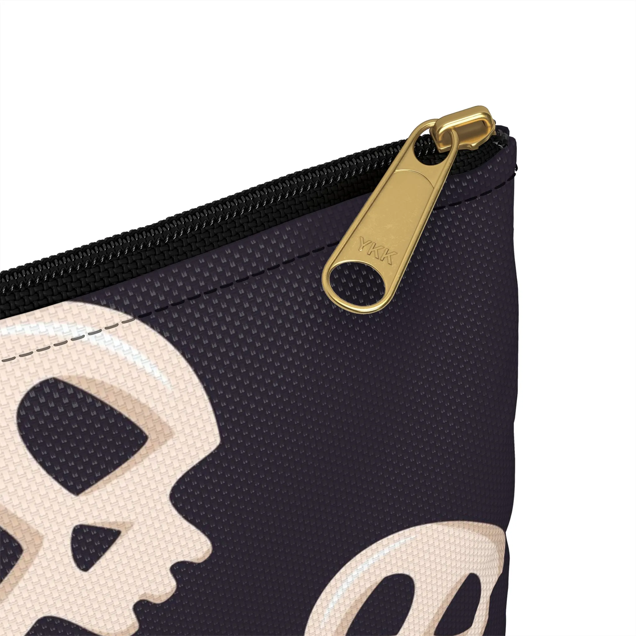 Black Skulls Accessory Pouch