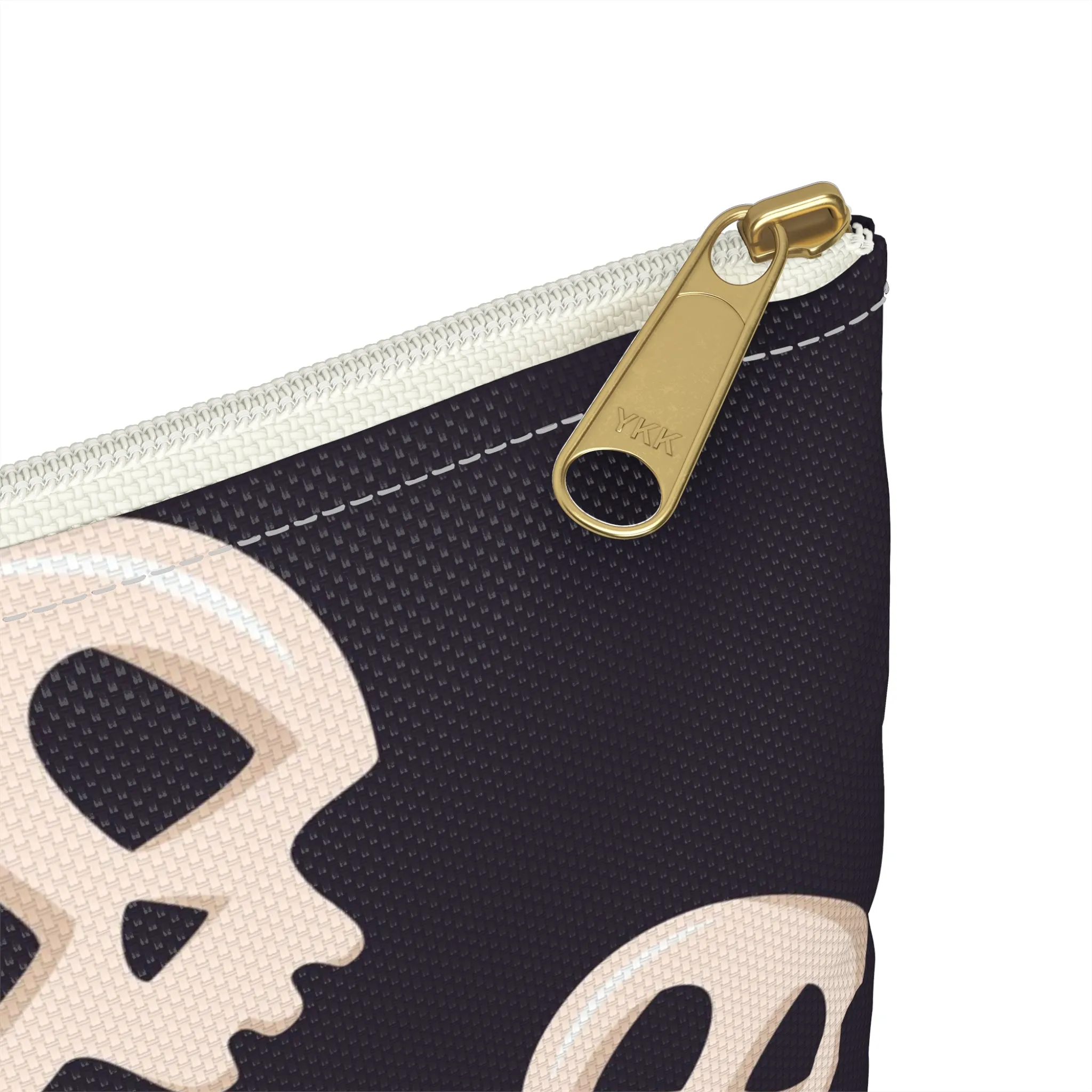 Black Skulls Accessory Pouch