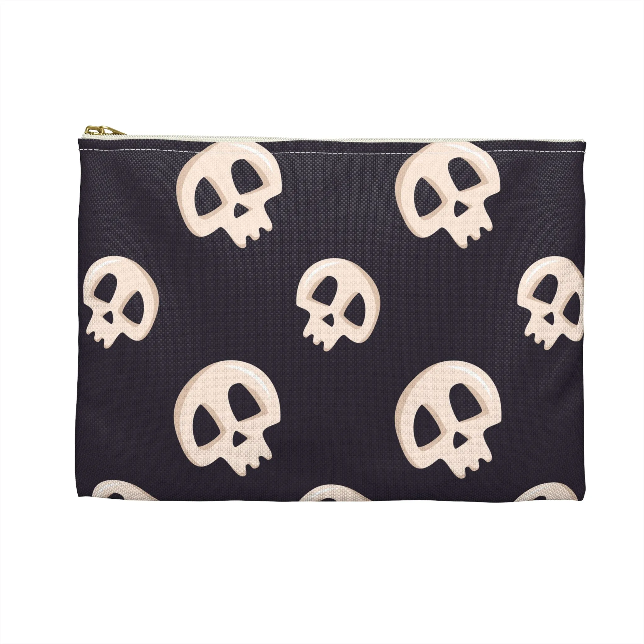 Black Skulls Accessory Pouch