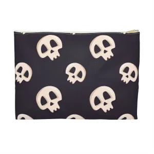 Black Skulls Accessory Pouch