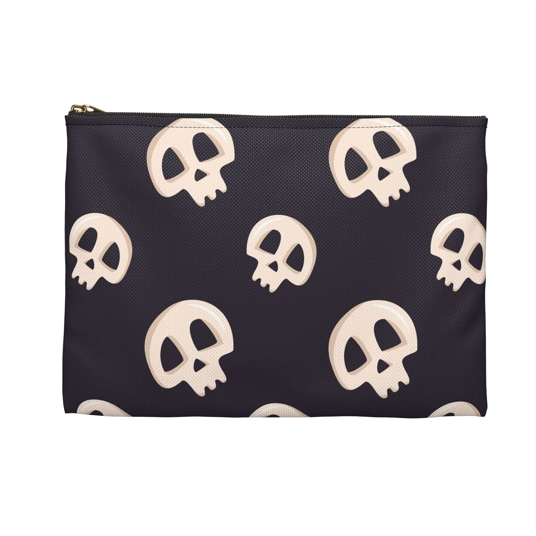 Black Skulls Accessory Pouch