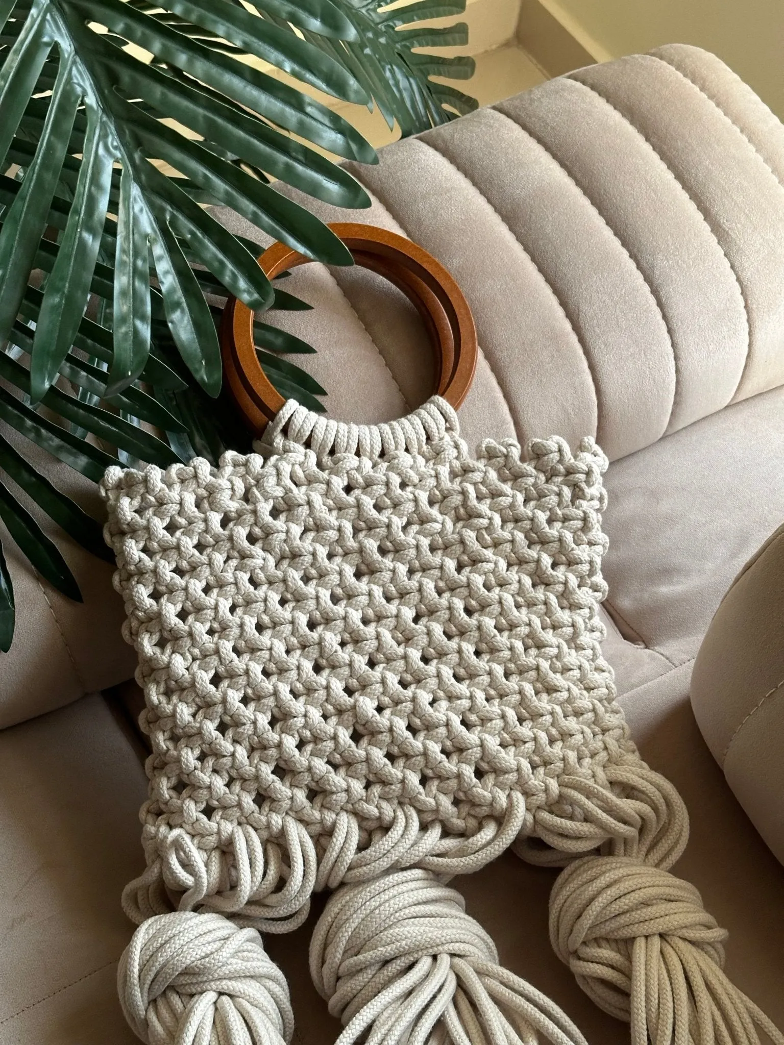 Bohemian Dream Macrame Handbag