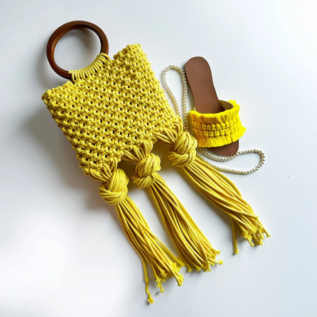 Bohemian Dream Macrame Handbag