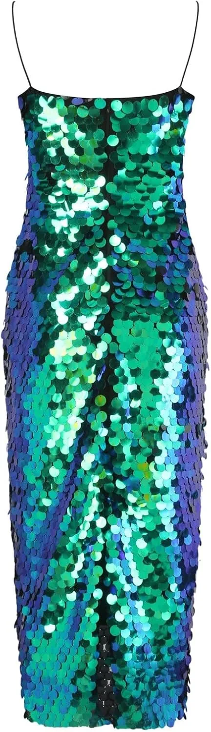Boho Dresses for Women 2025 Cutout Backless Maxi Dress Sexy Sleeveless Tight Sundress Spaghetti Strap Long Dresses