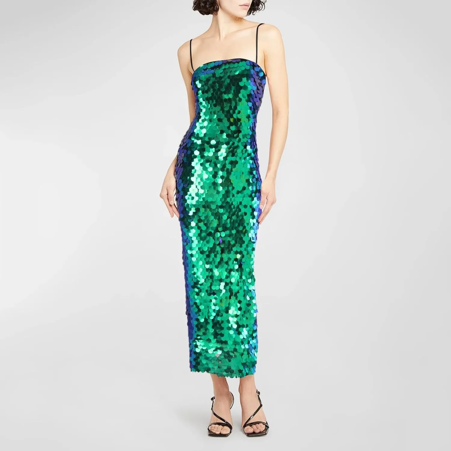 Boho Dresses for Women 2025 Cutout Backless Maxi Dress Sexy Sleeveless Tight Sundress Spaghetti Strap Long Dresses
