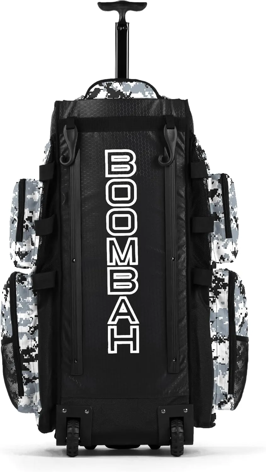 Boombah Superpack XL Digital Camo Rolling Bat Bag - 36" x 16" x 23.5" - Multiple Colors - Wheeled Version