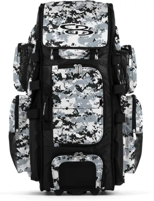Boombah Superpack XL Digital Camo Rolling Bat Bag - 36" x 16" x 23.5" - Multiple Colors - Wheeled Version