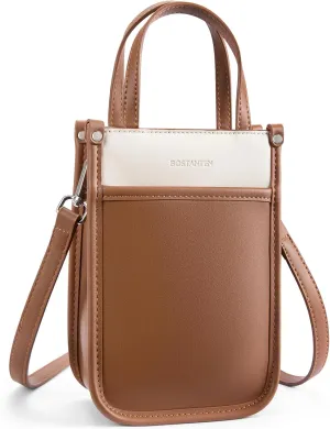 BOSTANTEN Small Crossbody Purse for Women Mini Tote Bag Top Handle Shoulder Bag Compact Handbags with Adjustable Strap