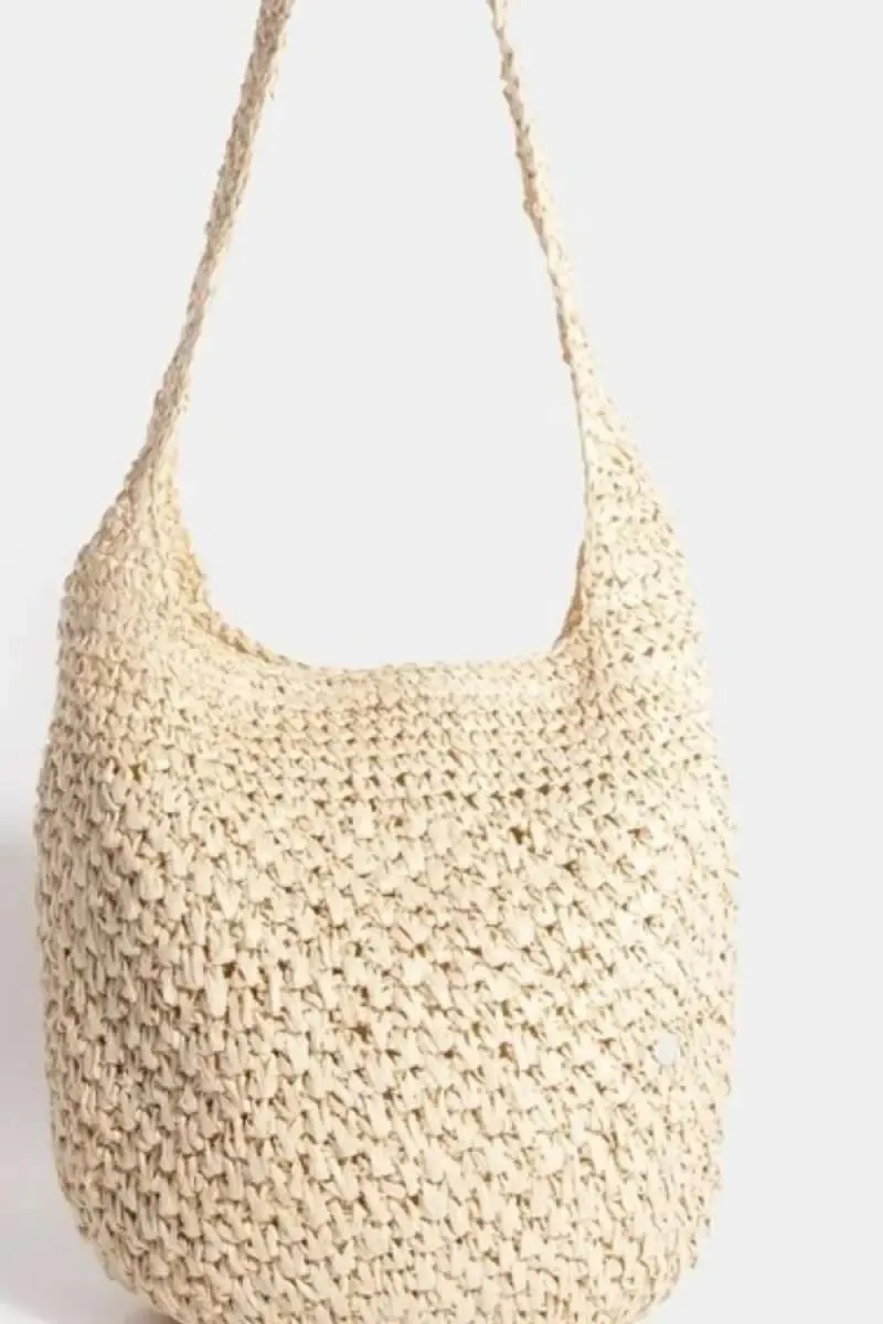 Braided Hobo Shoulder Bag