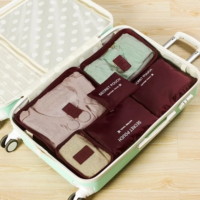 Brand 6 PCS Travel Storage Bag Set