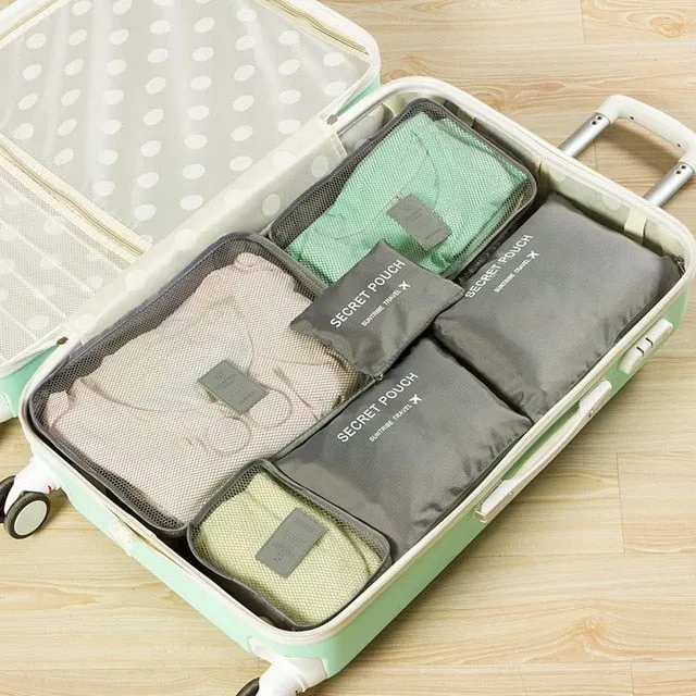 Brand 6 PCS Travel Storage Bag Set