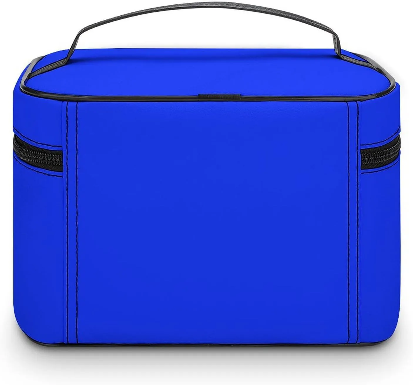 Bright Blue Cosmetic Bag, Travel Portable Makeup Bag for Purse Pouch Beauty Zipper Organizer Toiletry Bag for Women