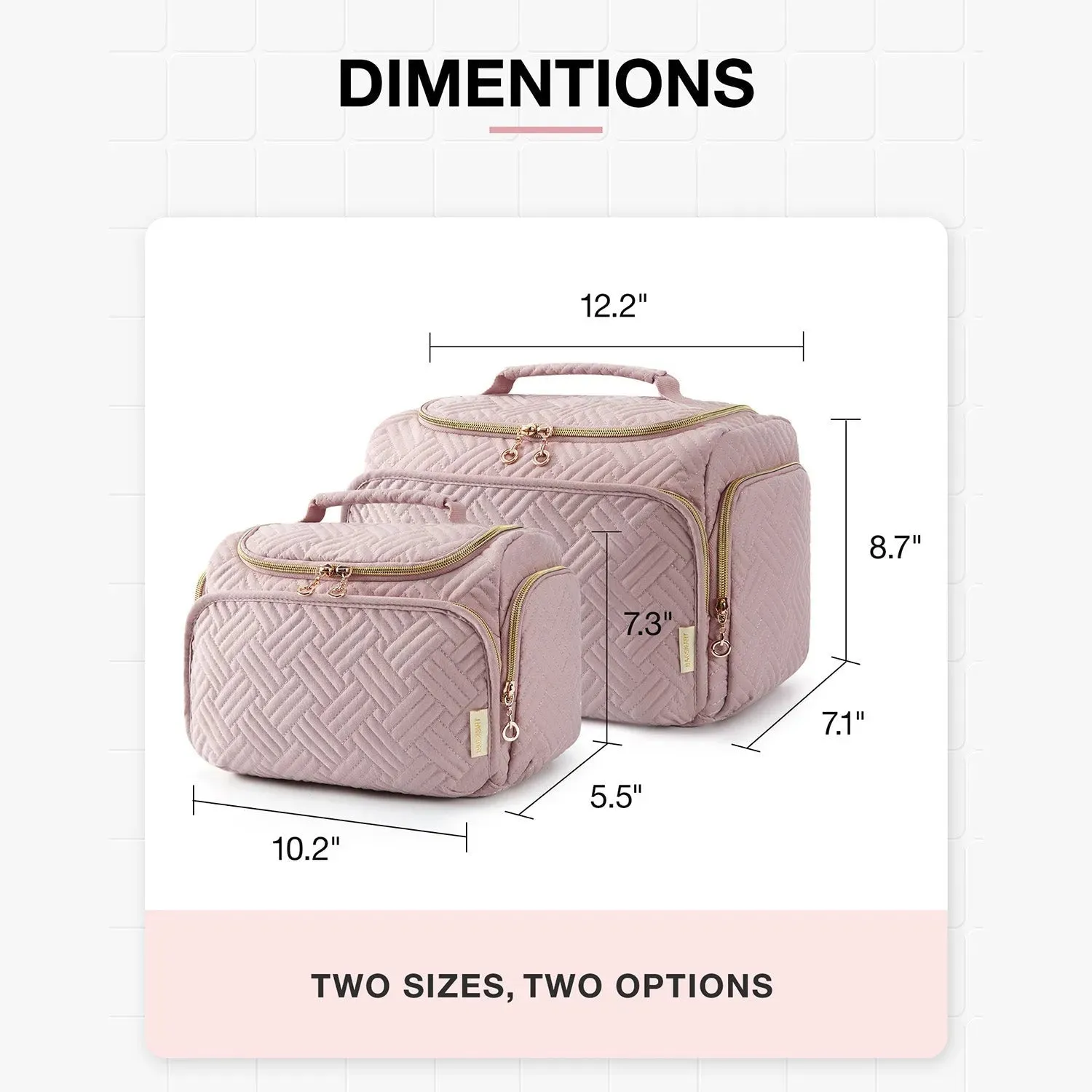 Bucket Travel Toiletry Bag for Women
