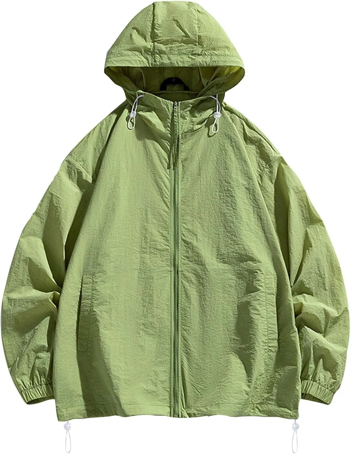 Cambkatl Mens Full Zip UPF 50  UV Sun Protection Hoodie Jacket Long Sleeve Lightweight Fishing Hiking Outdoor Cooling Shirts
