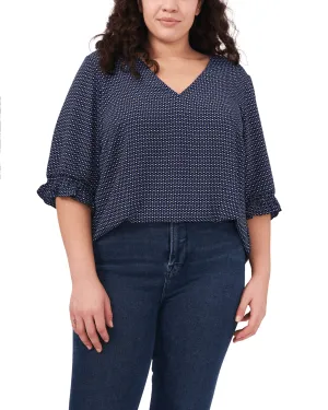Camilla V-Neck Blouse | GARDENGEOC