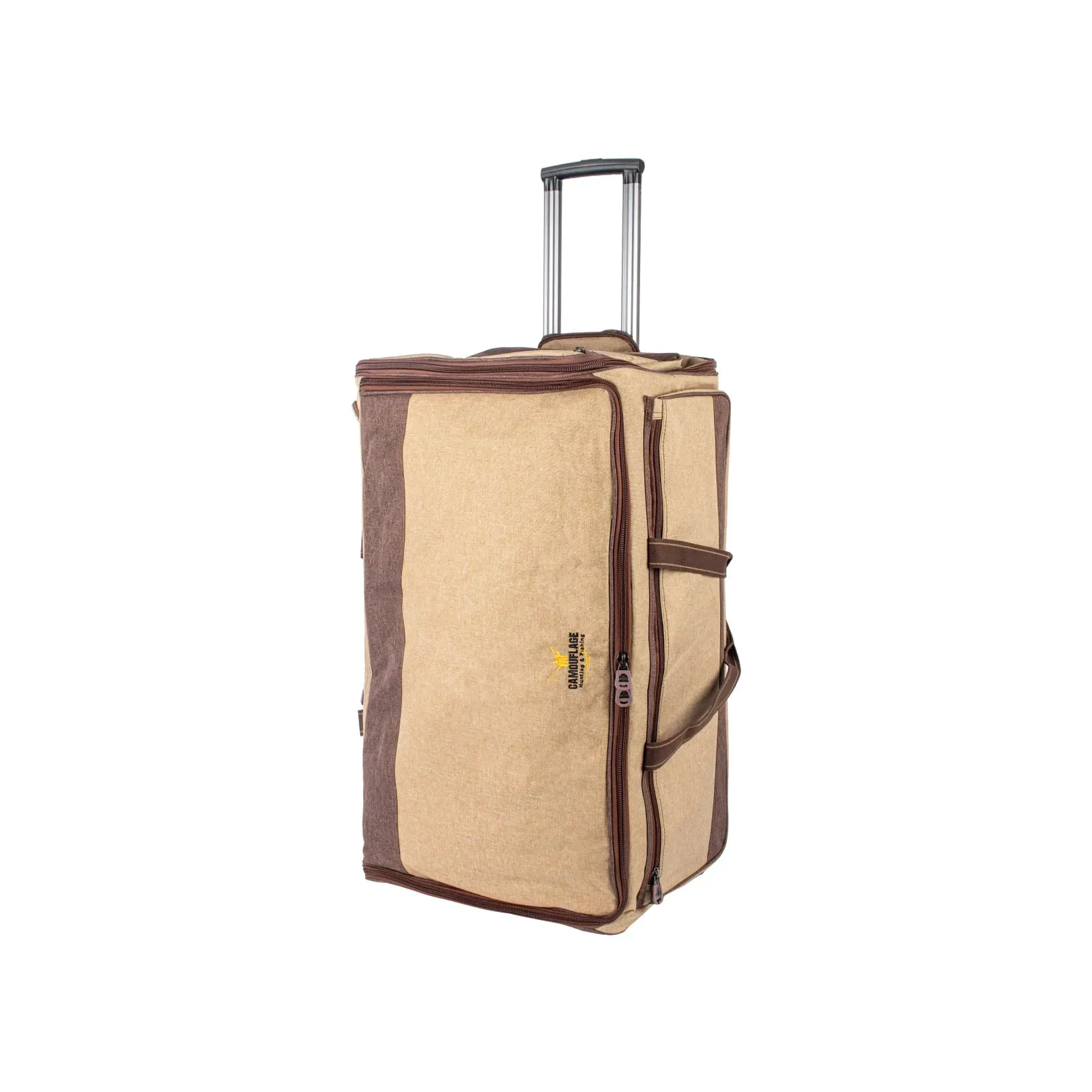 Camouflage Izba Bag with wheels Wooden