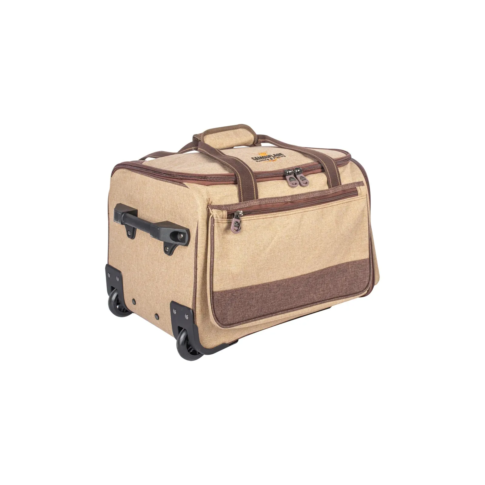 Camouflage Izba Bag with wheels Wooden