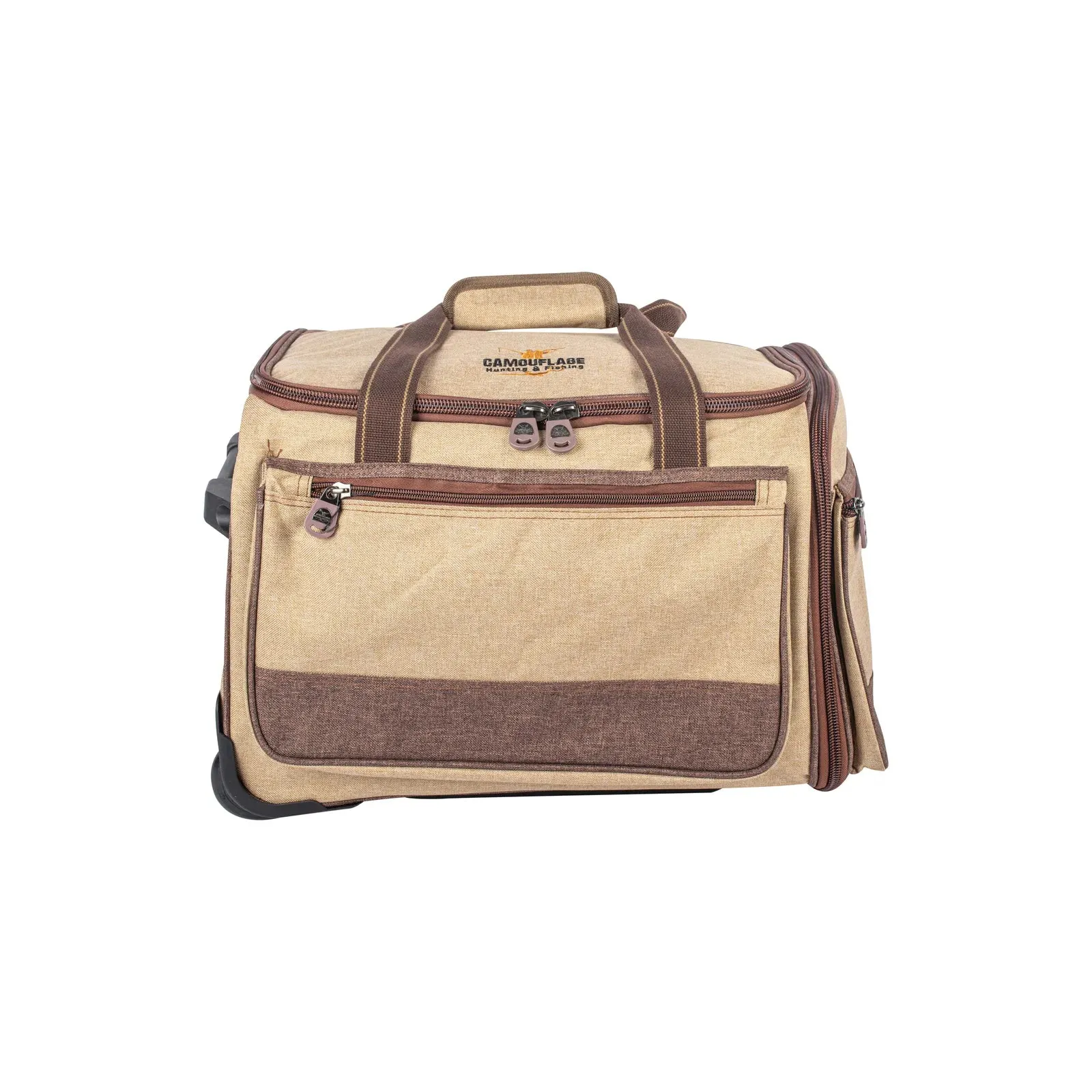 Camouflage Izba Bag with wheels Wooden