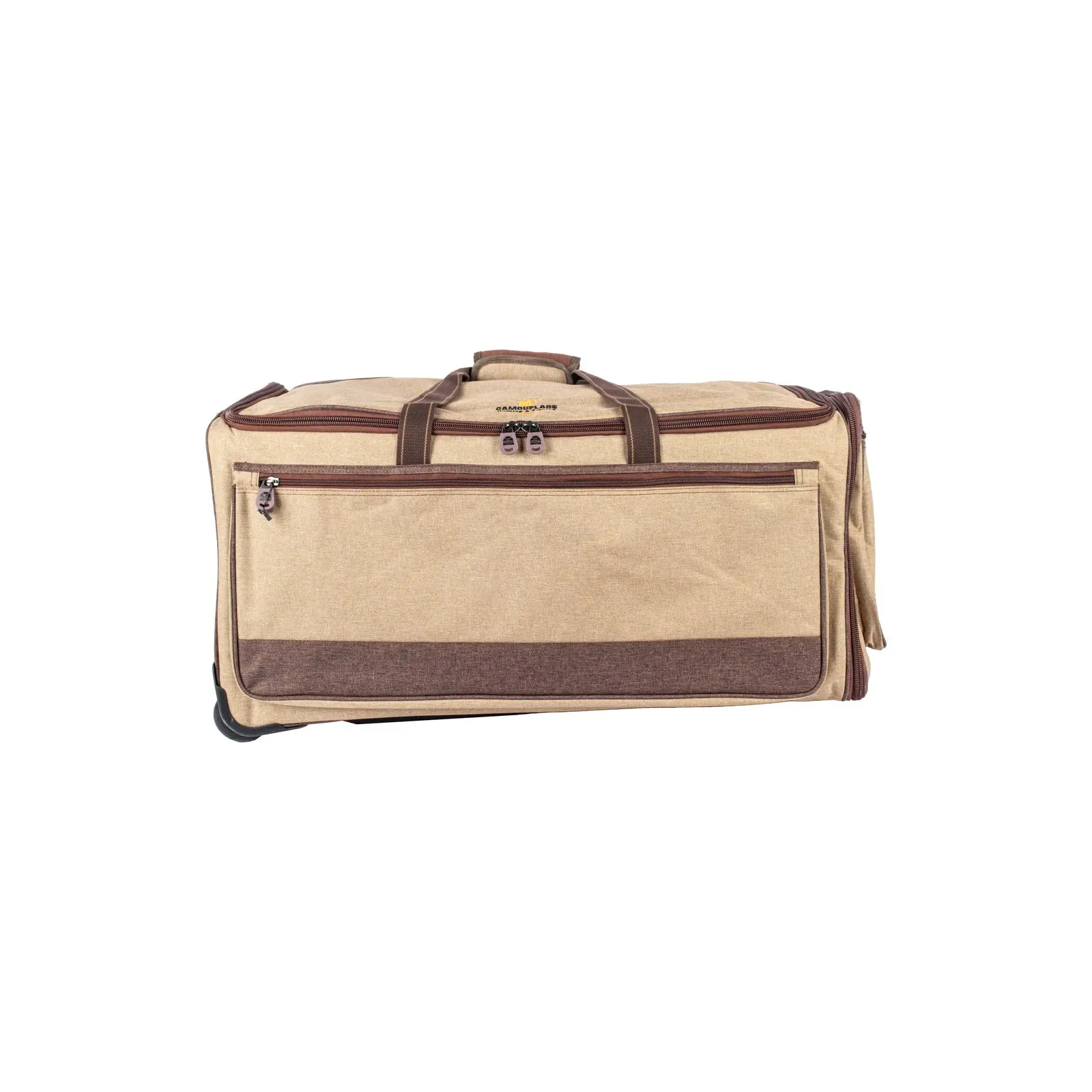 Camouflage Izba Bag with wheels Wooden