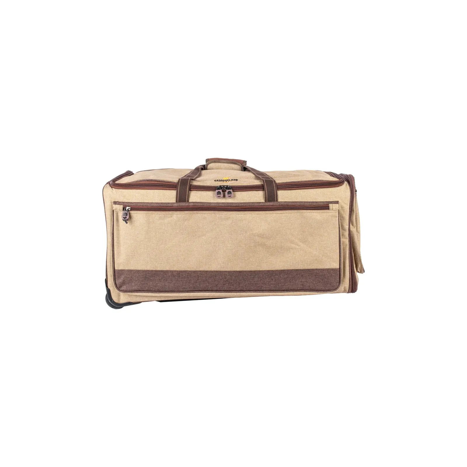 Camouflage Izba Bag with wheels Wooden