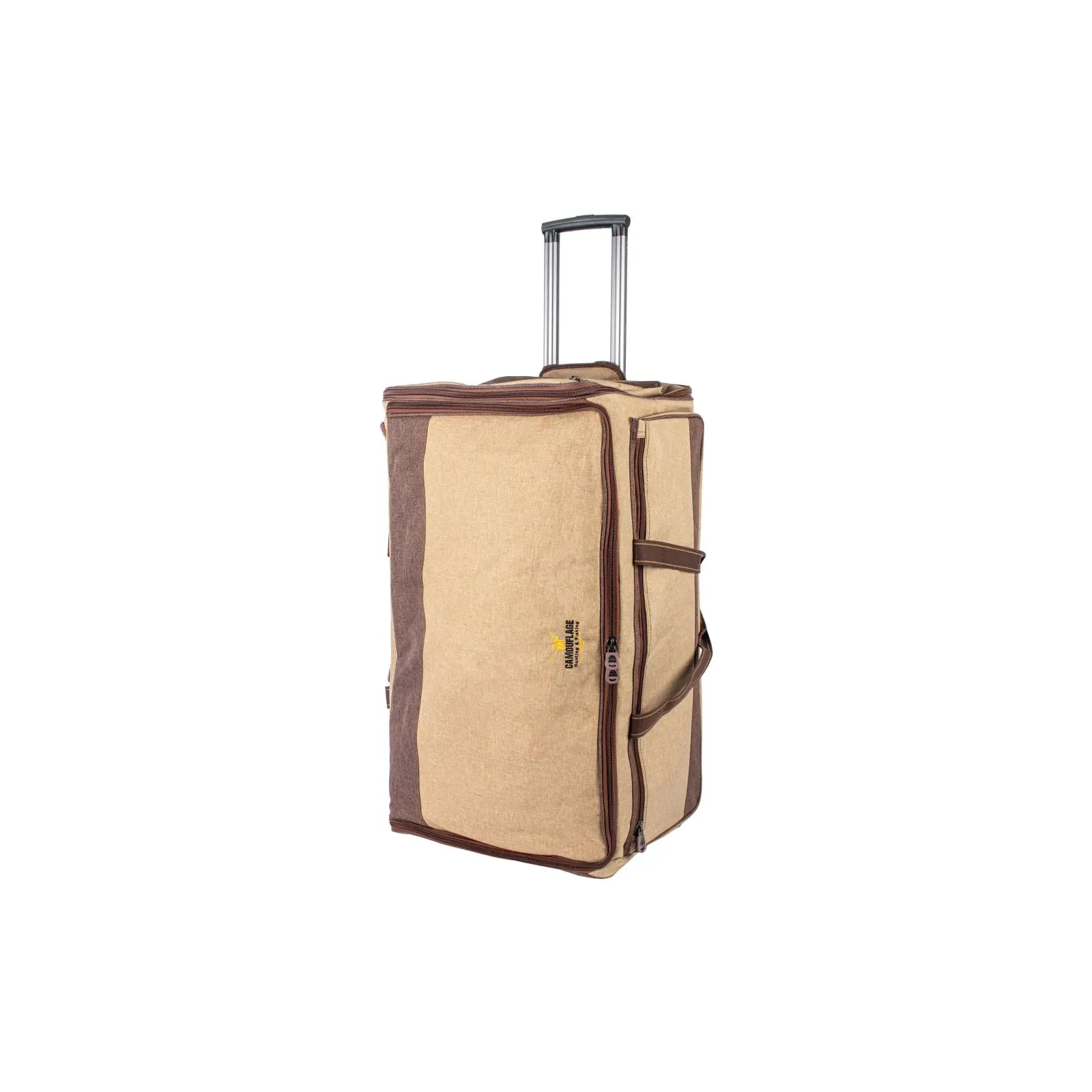 Camouflage Izba Bag with wheels Wooden