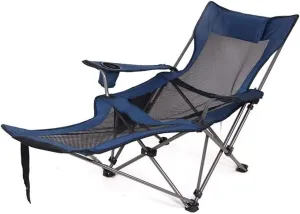Camping Chairs Outdoor Folding Camping Chair Recliner Portable Back Fishing Chair Leisure Stool Beach Break Chair Sports Chair Portable Folding Chair (Color : A)