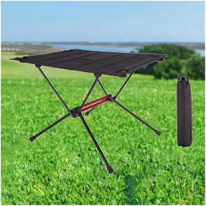 Camping Table Camping Table Folding Table Aluminum Patio Furniture Waterpoof Fishing Beach Grill Cooking Station Desk Outdoor Picnic Cooking Foldable and Lightweight Camping Table