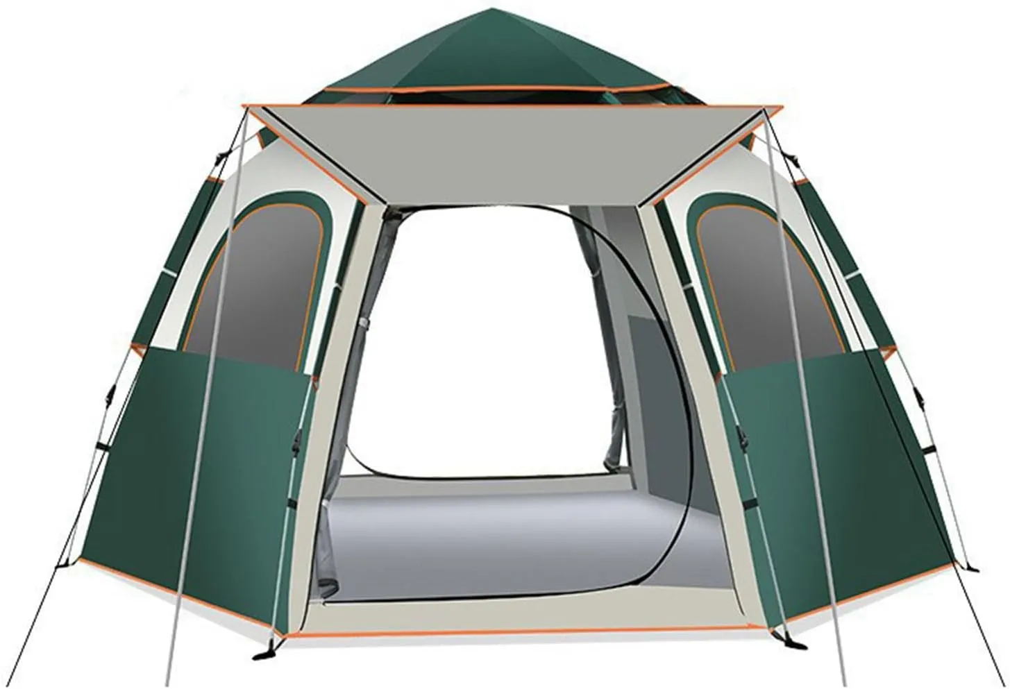 Camping Tent 3/4Person Weatherproof Tents, Dome Tent for Camping and Hiking, Double Layer Waterproof Tent, includes Rainfly