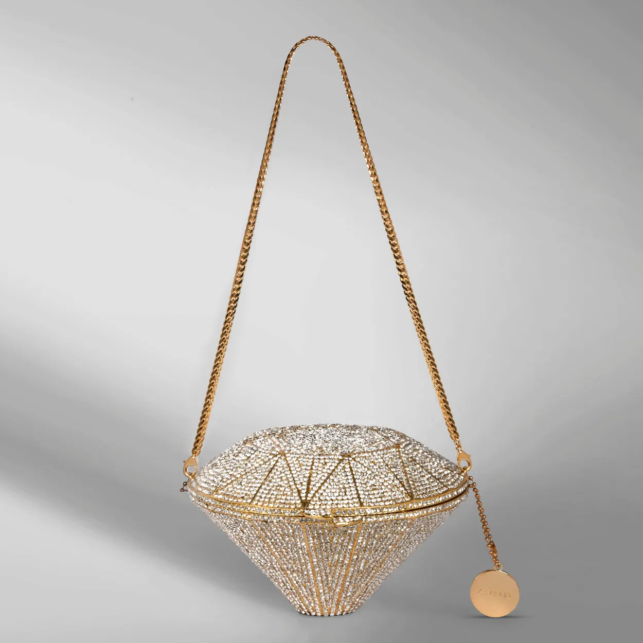 Caprese Enigma Gold Clutch