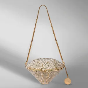 Caprese Enigma Gold Clutch