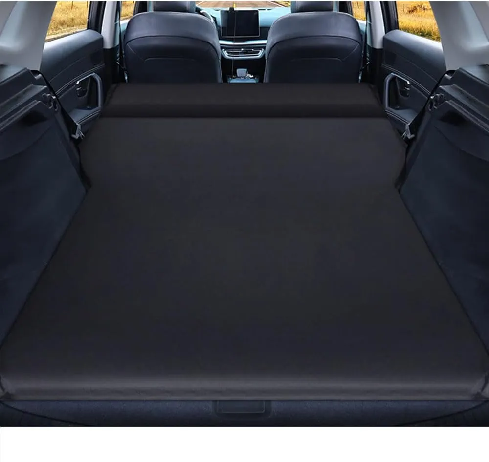 Car Inflatable Mattress for Cadillac SRX(5seats) 2. Generation 2010-2016 Co-Pilot/no/air-Outlet Sleeping Movable Back Seat Bed Portable Soft Mattress Sleeping Bed,Black