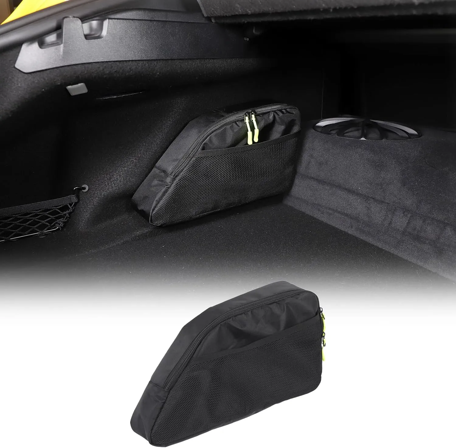 Car Trunk Organizer Compatible with Toyota Supra GR A90 A91 MK5 2019-2024, Rear Trunk Storage Organizer Box, Oxford Cloth Car Storage Bag Space Saving