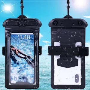 Case Cover, Compatible with HOMTOM HT10 Black Waterproof Pouch Dry Bag (Not Screen Protector Film)