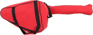 Chainsaw Storage Bag Protective Box Portable Oxford Cloth Lawn Mower Carry Case Long Lightweight Shoulder Strap Assists in Forestry Green (Red)