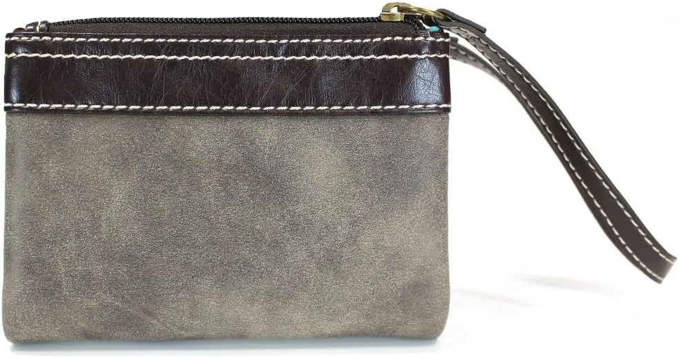 CHALA GEMINI Crossbody Faux Leather Gift Messenger Bag with Double Zip Wallet