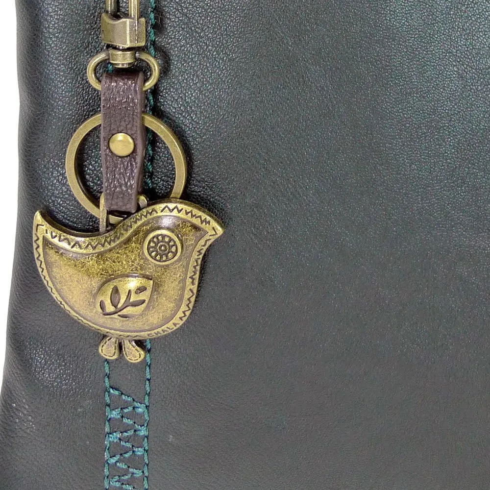 CHALA SWING Pack Small Cross-Body Purse with Metal Mini Keychain