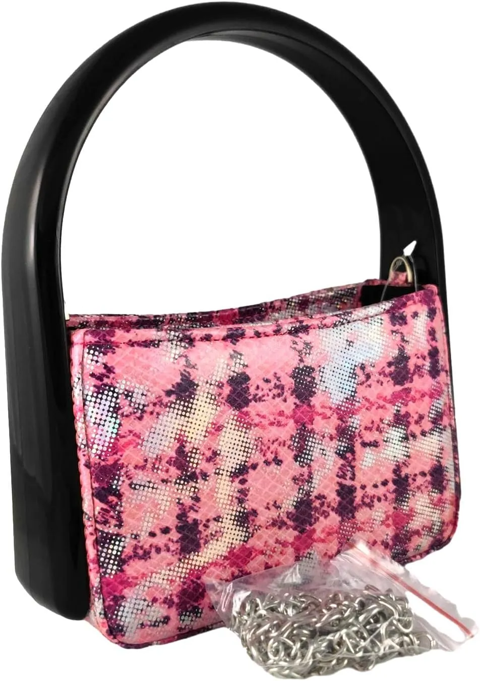 Chic Women's Mini Hobo Bags with Acrylic Top Handle, Crossbody Tote Clutch for Evening Party, Fashionable Shoulder Handbags